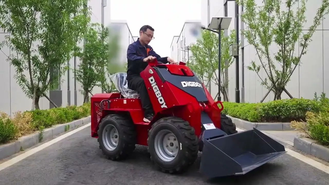 Video Thumbnail: DigBoy skid steer loader S490 introduction #skidsteer #skidsteerloader #miniloader
