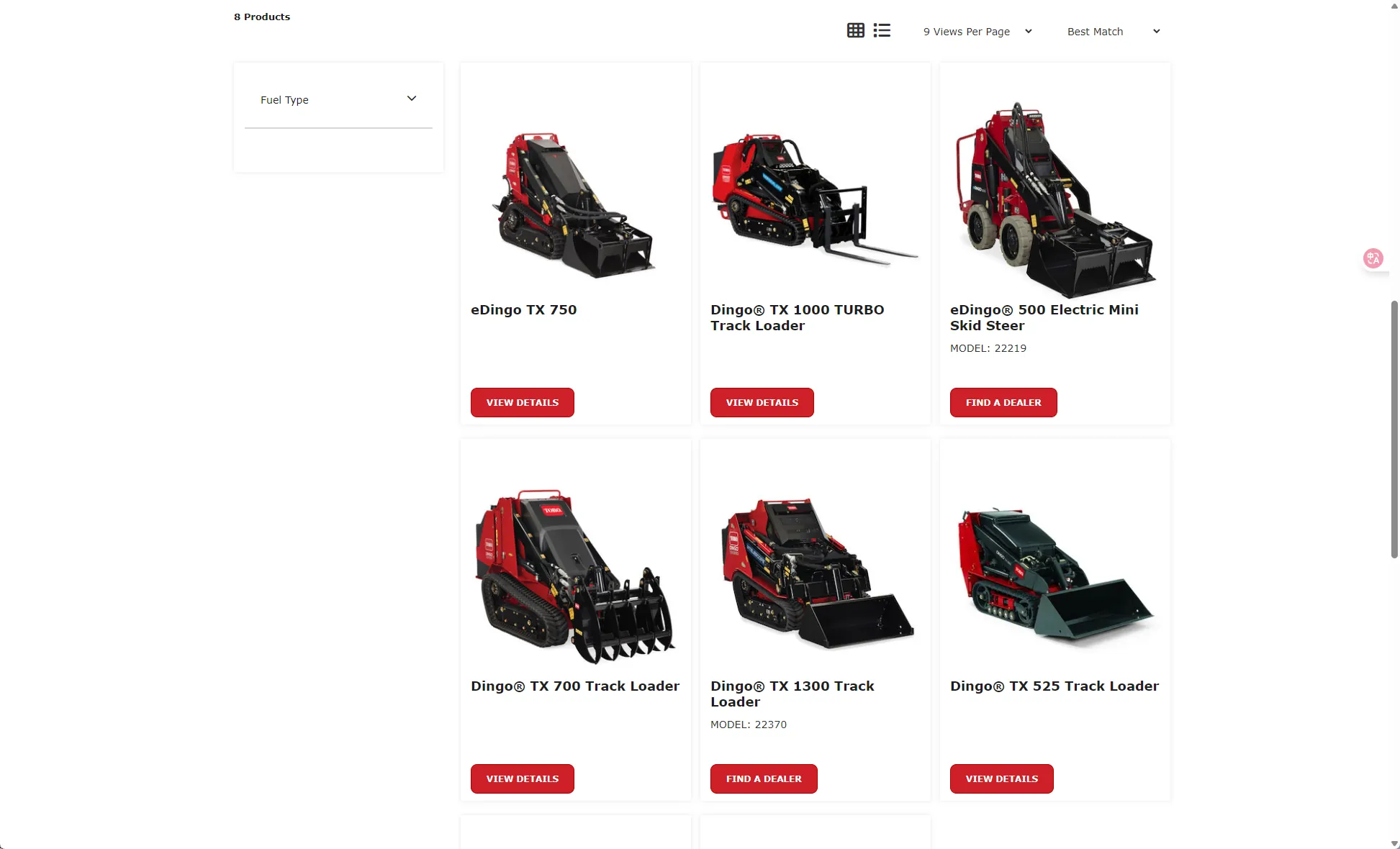 Dingo® TURBO Track Loader