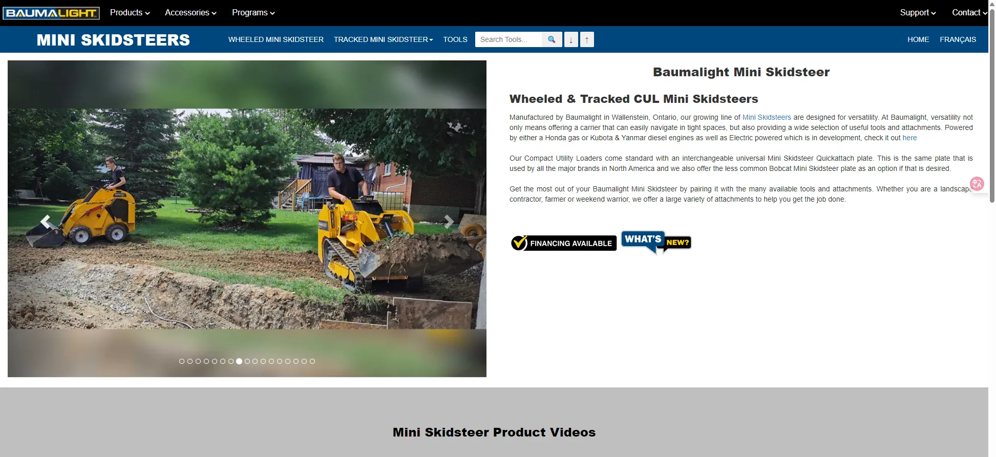 Baumalight Mini Skidsteer