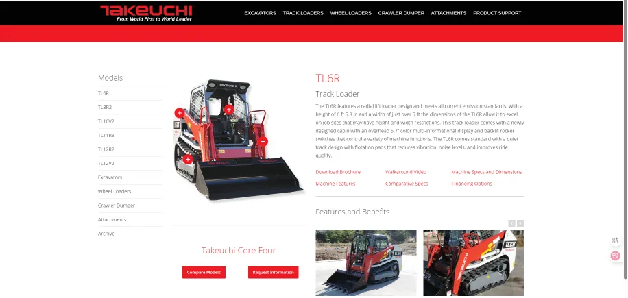 Takeuchi TL6R Track Loader