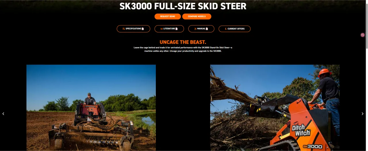 ditch witch SK3000 FULL-SIZE SKID STEER